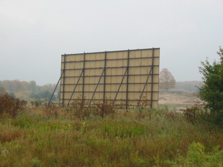 Sundowner Drive-In Theatre - Rear Of Screen - Photo From Water Winter Wonderland (newer photo)